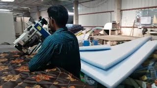 mattress manufacturing and mattress making in company  gujrat Surat  mattress [upl. by Arahsak]