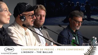 LIMONOV – THE BALLAD – Conférence de presse – Français – Cannes 2024 [upl. by Ahsinauq]