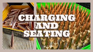 Reloading 65 Creedmoor Pt 2  Neck Expanding Powder Charging Bullet Seating [upl. by Janean]