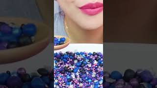 Eating Galaxy Candy ASMR shorts food asmr [upl. by Mani]