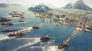 Anno 1800  Ep 8  HUGE INVASION amp LAST STAND DEFENSE  Anno 1800 Full Release Campaign Gameplay [upl. by Scornik835]