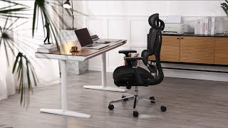 Ergonomischer Bürostuhl BS163sz [upl. by Nniroc]