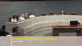 April 9 2024 Housing and Redevelopment Authority Meeting [upl. by Arhna]