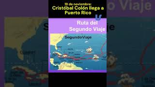 Cristóbal Colón llega a Puerto Rico shorts historiacultural culturageneral [upl. by Vasilis300]