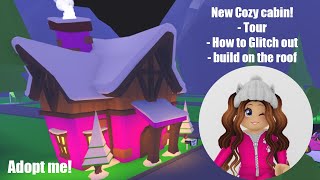 Glitching out of the New Cozy Cabin in Adopt me Roblox [upl. by Philipson]