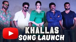 Khallas Official Song Launch  Zarine Khan  Ram Gopal Varma  UNCUT EVENT [upl. by Wenona]