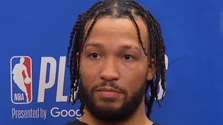 ‘We Didn’t Do It’ Jalen Brunson Reacts To Fractured Hand And Knicks Game 7 Loss Against Pacers [upl. by Mcmullan]