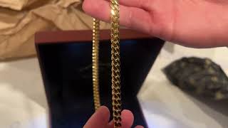 Unboxing Daniel Jewelry Inc 14k 7MM Miami Cuban Link Chain  8MM Ring 🔥💯 [upl. by Lathrop204]