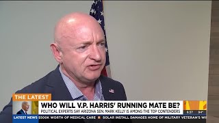 Who will Kamala Harris running mate be Arizona Sen Mark Kelly on shortlist [upl. by Clark118]