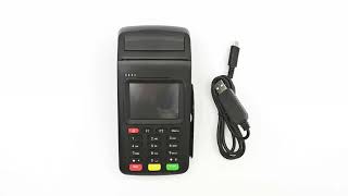 DynamiPOS P63 handheld wireless payment POS terminal supports QR code scanning card swiping etc [upl. by Ahsiuqat675]