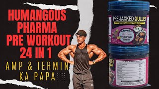 Humongous pharma pre workout pre jacket bullet best pre workout in the world [upl. by Leciram]