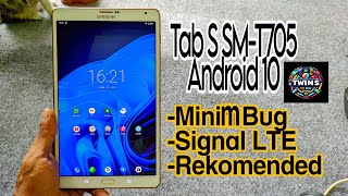 Tutorial‼️ Samsung tab S 84 SMT705 upgrade android 10 smt705 Os 10 [upl. by Yonah]