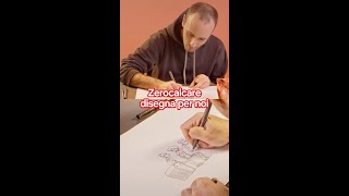 Zerocalcare disegna i personaggi di STRAPPARE LUNGO I BORDI  Shorts  Netflix Italia [upl. by Vinay]