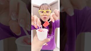 Lollipop water melon 🍉💋🍭💕 shorts funny comedy watermelon [upl. by Anuala]