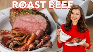 Easy Roast Beef Recipe with Beef Gravy [upl. by Lisette]