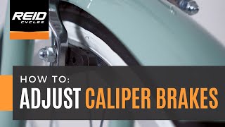 HOW TO Adjust Caliper Brakes [upl. by Cairns]