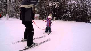 25 year old skiing for the first time [upl. by Enirehtahc]