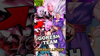 THE GORESH TEAM IN DRAGON BALL LEGENDS  dblegends dbl dragonballlegends dblshorts [upl. by Tiduj578]