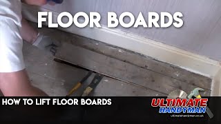 How to lift floor boards [upl. by Elwaine]