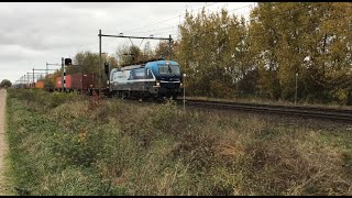 Trainspotting at Ulfterhoek near Sevenum the Netherlands 🇳🇱 November 142024 Container Train RTBC [upl. by Crain]