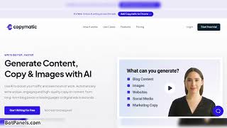 Copymatic Content and Image Generation AI [upl. by Akere]