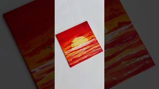 acrylic painting on canvas art shorts short viralshorts youtubeshorts CrafterAditi [upl. by Adnelg121]