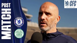 MARESCA Reacts Post Match  Chelsea 14 Celtic  Chelsea USA Tour 2024 [upl. by Ok]