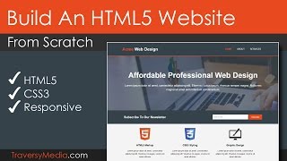 Build An HTML5 Website With A Responsive Layout [upl. by Ruthie]