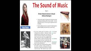 Story of Evelyn Glennie is a part of Class 9th syllabus [upl. by Dorelle]