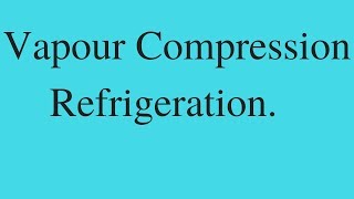 Theory  Vapour Compression Refrigeration and air conditioning [upl. by Anivram]