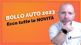 BOLLO AUTO vi spieghiamo COSA CAMBIA nel 2023 [upl. by Ralfston]