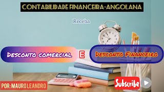 Desconto comercial e Financeiro no RazãoContabilidade financeira [upl. by Karlene]