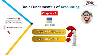 Basic fundamental of accounting in tallyPrime  part 02  anil kumar [upl. by Ahsil327]