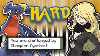 Encounter Champion Cynthia from Pokémon Diamond Pearl amp Platinum  Piano Tutorial [upl. by Yelsek]