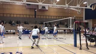 UCLA Volleyball Hitting Lines warm up hits [upl. by Annayak]