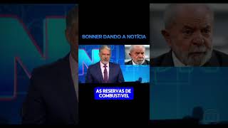 Bonner da a notícia Avião de Lula deu problema no México [upl. by Braswell]