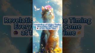 Divine Time Everything will come at the right time tarot spiritual cat healing fortuneteller [upl. by Davida68]