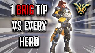 1 Brigitte Tip Vs Every Hero  Overwatch 2 [upl. by Kristie]