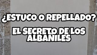 Qué es mejor ESTUCO o REPELLADO REVOQUE PAÑETE  Como aplicar ESTUCO en paredes y muros de Block [upl. by Sokul163]