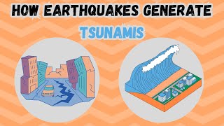 How Earthquakes Generate Tsunamis  Animation [upl. by Adnima]