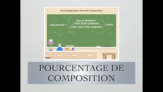 CHIMIE 11  Le pourcentage de composition massique [upl. by Elynad]