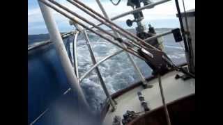 Nicholson 32 sailing in Ligurian sea 2 [upl. by Aitsirhc288]