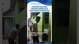 Salat Jumat di Tegal Jokowi Bikin Kaget Jemaah hingga Salami Warga Berkaus 2019 Ganti Presiden [upl. by Ocire]