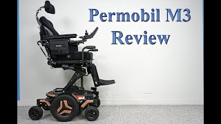 Permobil M3 with Lights and Anterior Tilt  Review 4101 [upl. by Analat]