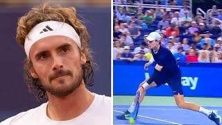 Stefanos Tsitsipas outs Jack Draper with video from Cincinnati Open row vs AugerAliassime [upl. by Lilli668]