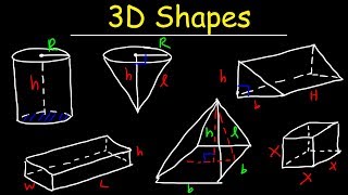 3D Shapes  Faces Edges and Vertices  Eulers Formula  Geometry [upl. by Gawen165]