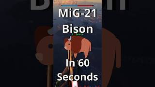 MiG21 Bison Review in 60 Seconds ⚡️warthunder [upl. by Renita723]