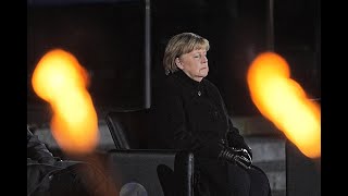 Abschied LIVE Großer Zapfenstreich der Bundeswehr für Angela Merkel [upl. by Selbbep]