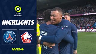 PARIS SAINTGERMAIN  LOSC LILLE 4  3  Highlights  PSG  LOSC  20222023 [upl. by Hannan]