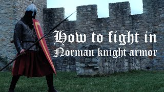 How to fight in high medieval mail armor [upl. by Ahsinawt]